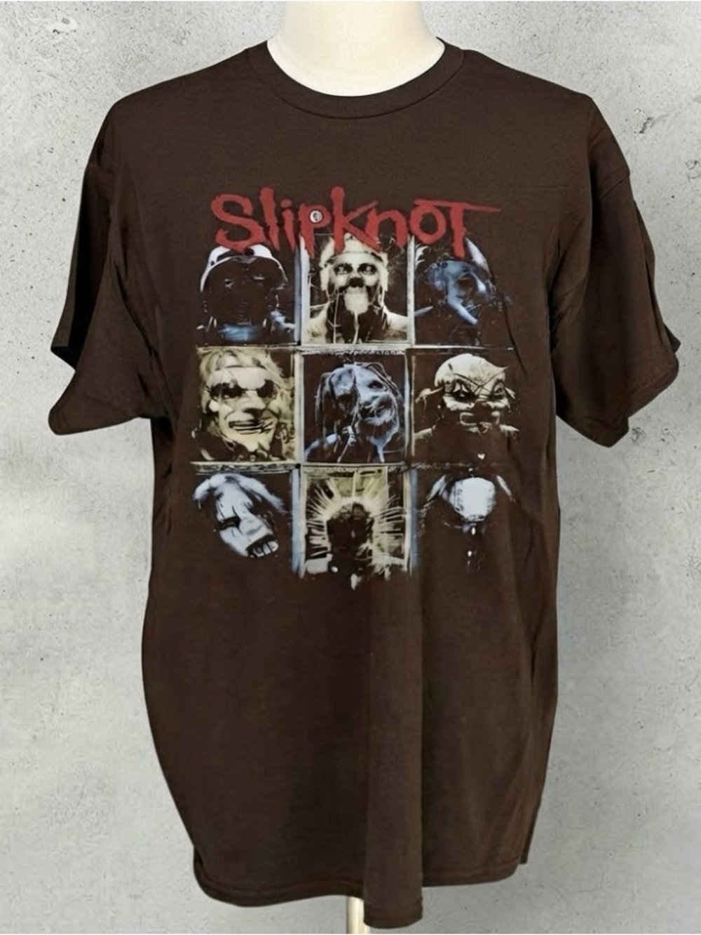 Slipknot Band Members Masks Collage Heavy Halloween Gildan T-Shirt